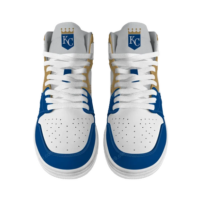 [FLASH SALE] NEW CUSTOMIZED MLB19 KC ROYALS AIR JORDAN SNEAKERS