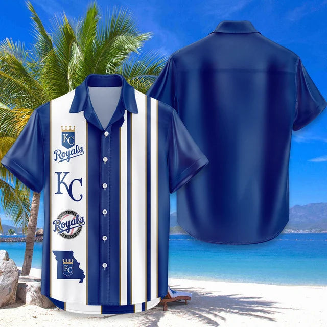 [FLASH SALE] NEW CUSTOMIZED MLB19 KCR KANSAS CITY ROYALS UNISEX HAWAIIAN SHIRT