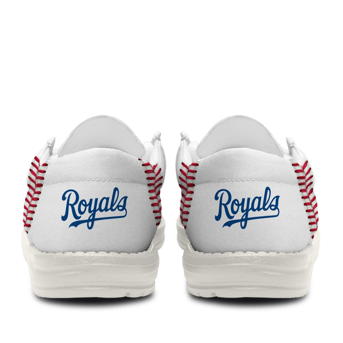 [FLASH SALE] NEW CUSTOMIZED MLB19 KC ROYALS LOAFER SHOES