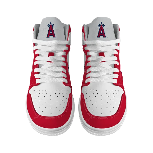 [FLASH SALE] NEW CUSTOMIZED MLB27 LA ANGELS AIR JORDAN SNEAKERS