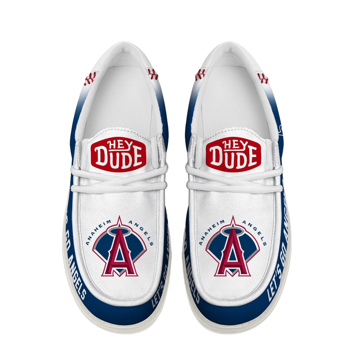 [FLASH SALE] NEW CUSTOMIZED MLB27 LA ANGELS LOAFER SHOES