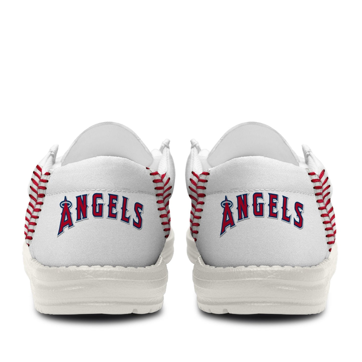 [FLASH SALE] NEW CUSTOMIZED MLB27 LA ANGELS LOAFER SHOES