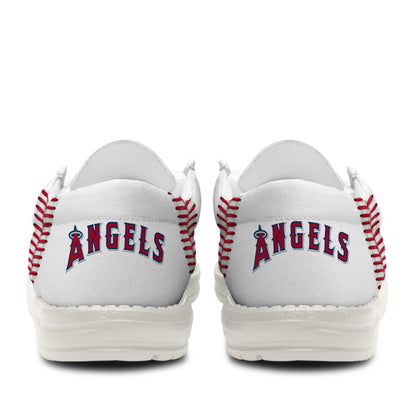 [FLASH SALE] NEW CUSTOMIZED MLB27 LA ANGELS LOAFER SHOES