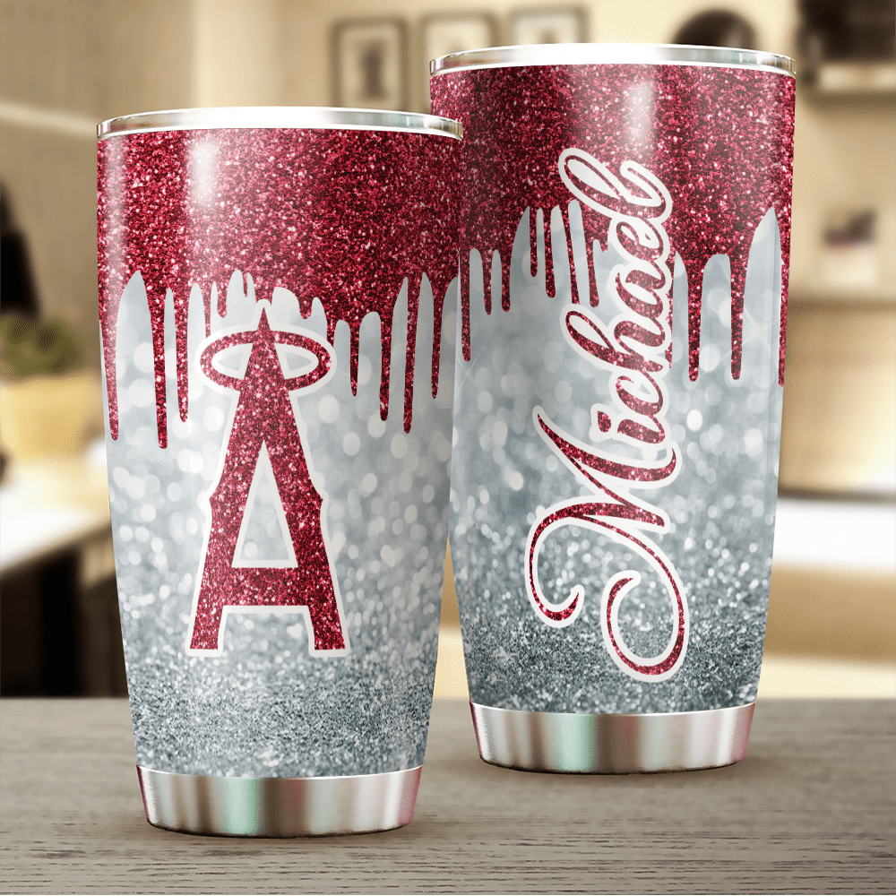 [FLASH SALE] NEW CUSTOMIZED MLB27 LA ANGELS TUMBLER CUP