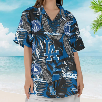 [FLASH SALE] NEW CUSTOMIZED MLB02 LAD LOS ANGELES DODGERS UNISEX HAWAIIAN SHIRT