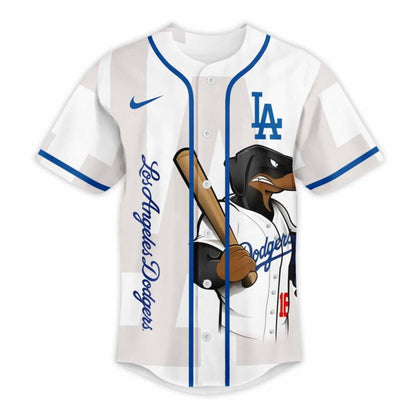 [FLASH SALE] NEW CUSTOMIZED MLB02 LA DODGERS BASEBALL JERSEY