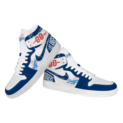 [FLASH SALE] NEW CUSTOMIZED MLB02 LA DODGERS AIR JORDAN SNEAKERS