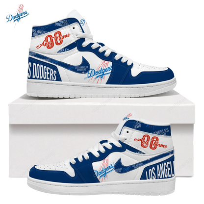 [FLASH SALE] NEW CUSTOMIZED MLB02 LA DODGERS AIR JORDAN SNEAKERS