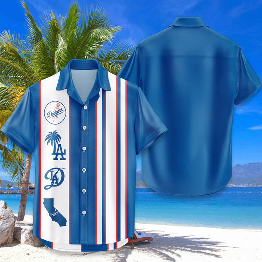 [FLASH SALE] NEW CUSTOMIZED MLB02 LAD LOS ANGELES DODGERS UNISEX HAWAIIAN SHIRT