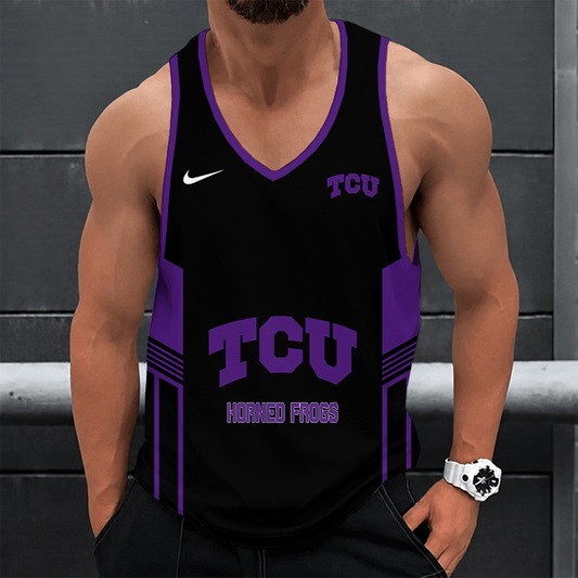 [FAN FAVORITE] NEW CUSTOMIZED NCAA CWS14 THF TCU HORNED FROGS UNISEX TANK TOP