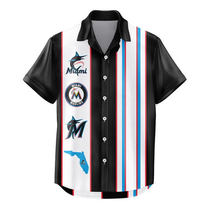 [FLASH SALE] NEW CUSTOMIZED MLB20 MMS MIAMI MARLINS UNISEX HAWAIIAN SHIRT