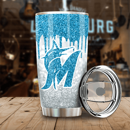 [FLASH SALE] NEW CUSTOMIZED MLB20 MI MARLINS TUMBLER CUP