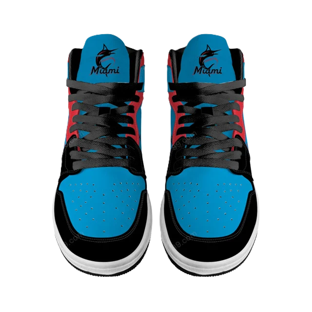 [FLASH SALE] NEW CUSTOMIZED MLB20 MI MARLINS AIR JORDAN SNEAKERS
