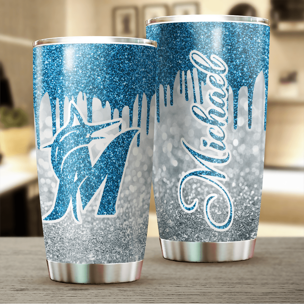[FLASH SALE] NEW CUSTOMIZED MLB20 MI MARLINS TUMBLER CUP