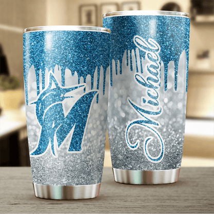 [FLASH SALE] NEW CUSTOMIZED MLB20 MI MARLINS TUMBLER CUP