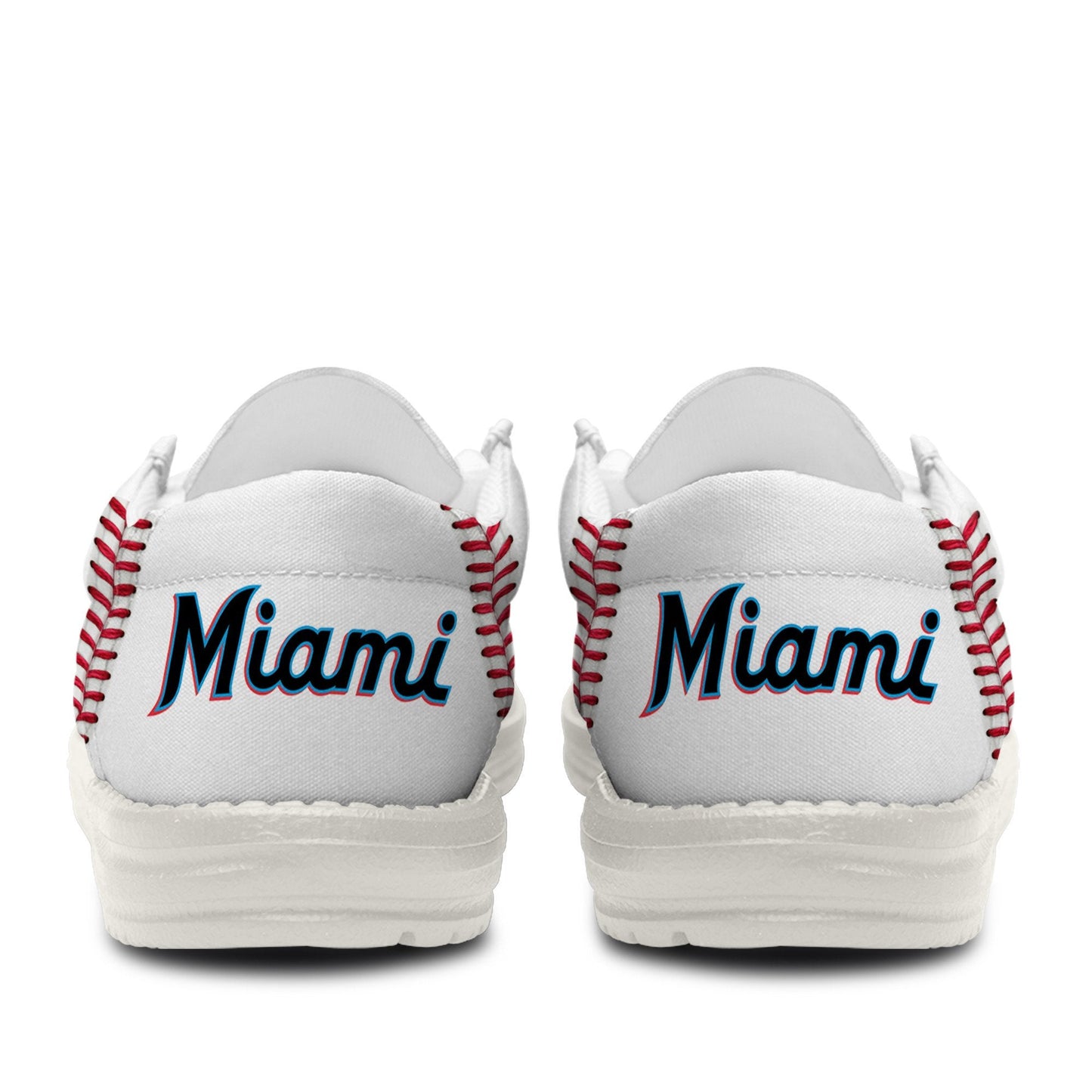 [FLASH SALE] NEW CUSTOMIZED MLB20 MI MARLINS LOAFER SHOES