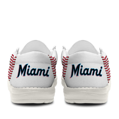 [FLASH SALE] NEW CUSTOMIZED MLB20 MI MARLINS LOAFER SHOES