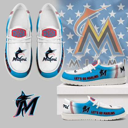 [FLASH SALE] NEW CUSTOMIZED MLB20 MI MARLINS LOAFER SHOES