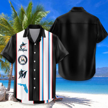 [FLASH SALE] NEW CUSTOMIZED MLB20 MMS MIAMI MARLINS UNISEX HAWAIIAN SHIRT