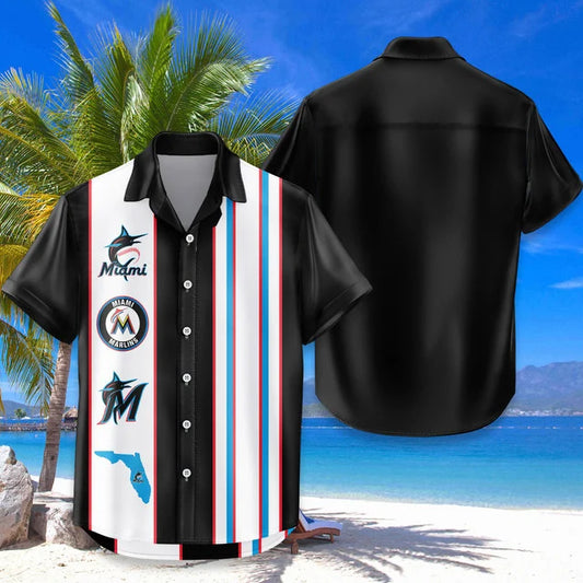 [FLASH SALE] NEW CUSTOMIZED MLB20 MMS MIAMI MARLINS UNISEX HAWAIIAN SHIRT