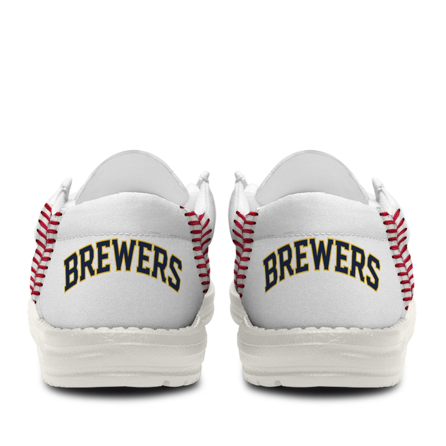 [FLASH SALE] NEW CUSTOMIZED MLB15 MW BREWERS LOAFER SHOES