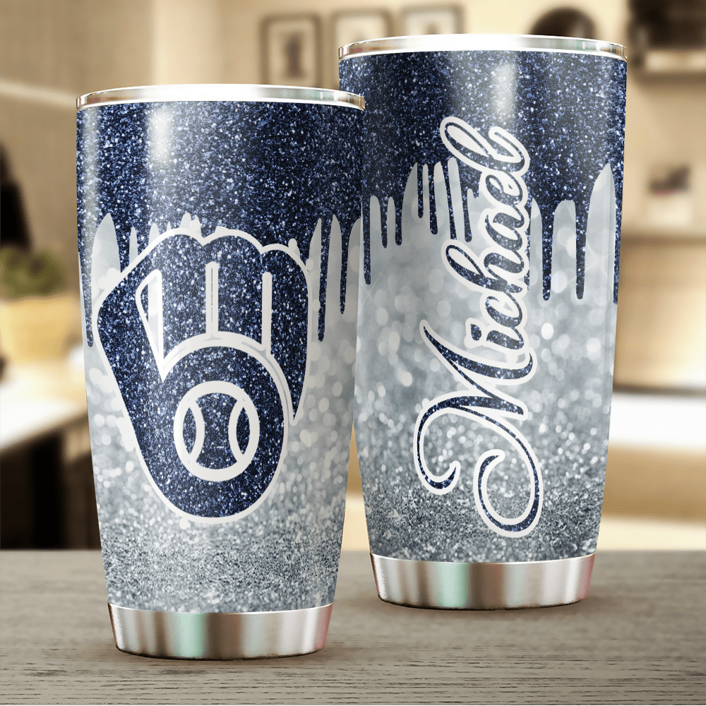 [FLASH SALE] NEW CUSTOMIZED MLB15 MW BREWERS TUMBLER CUP