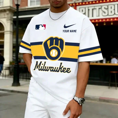 [FLASH SALE] NEW CUSTOMIZED MLB15 MBS MILWAUKEE BREWERS T-SHIRT, HOODIE, ZIP HOODIE