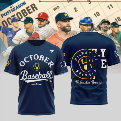 [FLASH SALE] NEW CUSTOMIZED MLB15 MBS MILWAUKEE BREWERS T-SHIRT, HOODIE, ZIP HOODIE