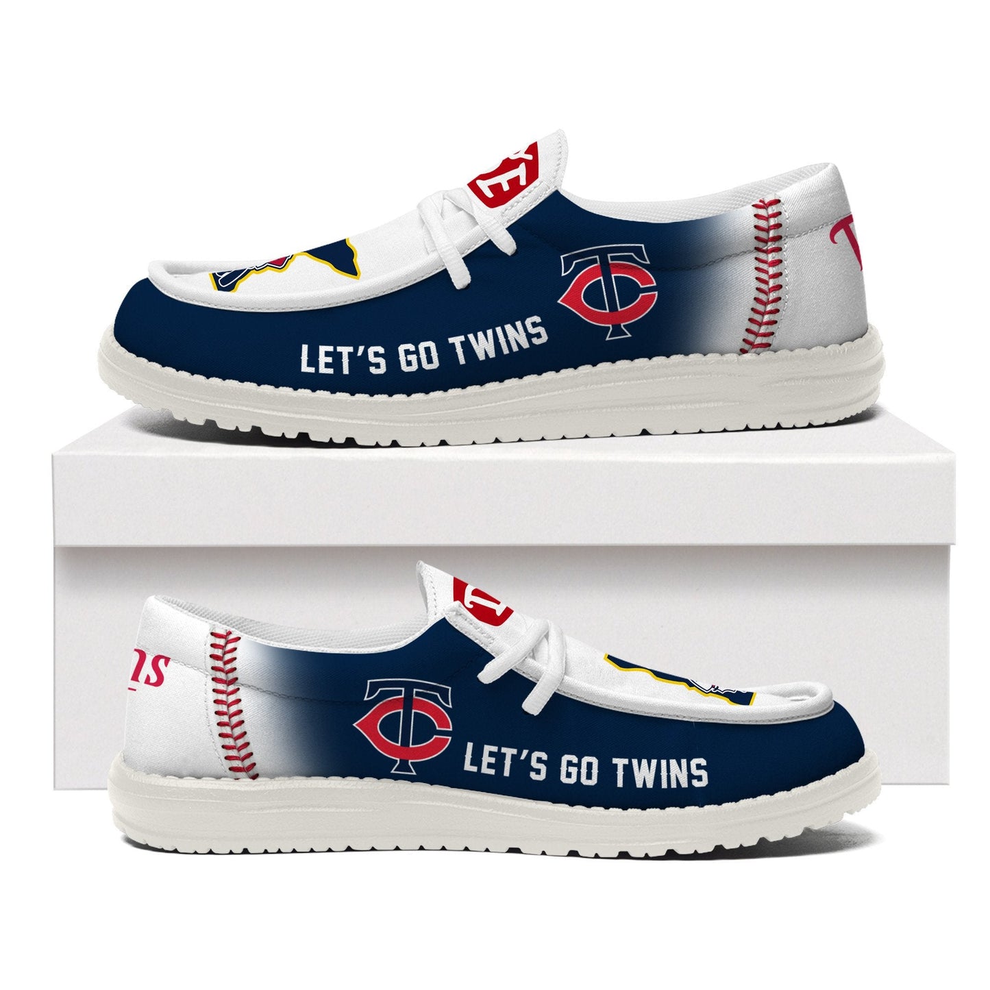 [FLASH SALE] NEW CUSTOMIZED MLB22 MN TWINS LOAFER SHOES