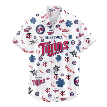 [FLASH SALE] NEW CUSTOMIZED MLB22 MTS MINNESOTA TWINS UNISEX HAWAIIAN SHIRT & SHORTS SET