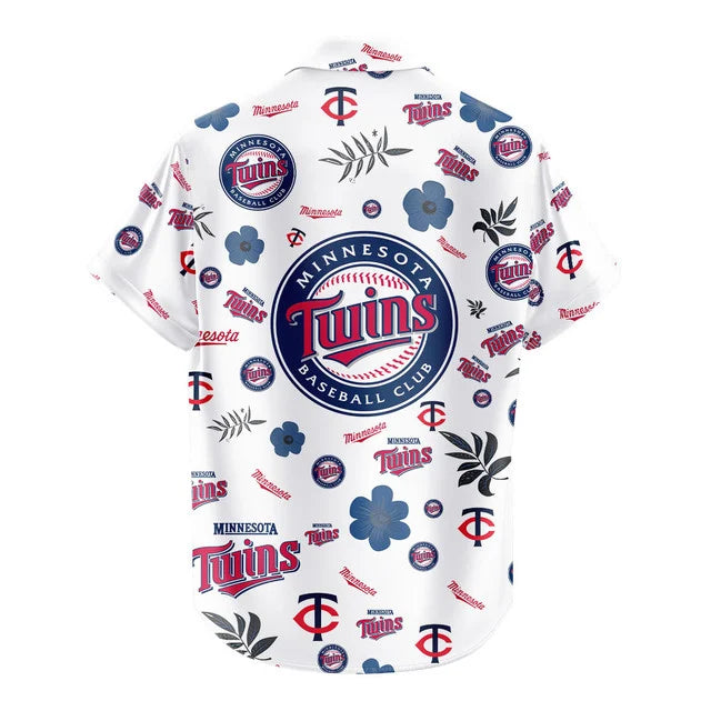 [FLASH SALE] NEW CUSTOMIZED MLB22 MTS MINNESOTA TWINS UNISEX HAWAIIAN SHIRT & SHORTS SET