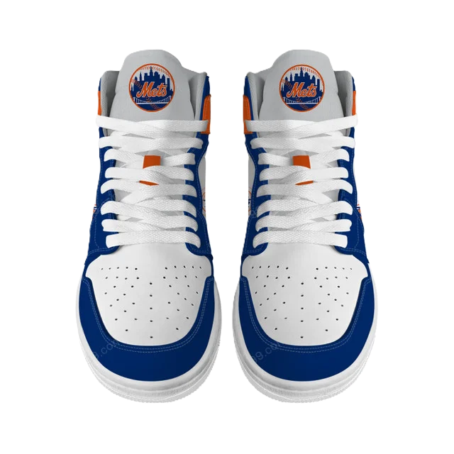[FLASH SALE] NEW CUSTOMIZED MLB17 NY METS AIR JORDAN SNEAKERS