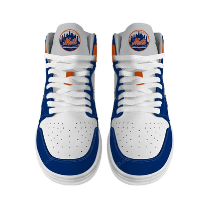 [FLASH SALE] NEW CUSTOMIZED MLB17 NY METS AIR JORDAN SNEAKERS