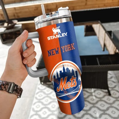 [FLASH SALE] NEW CUSTOMIZED MLB17 NYM NEW YORK METS 40oz TUMBLER