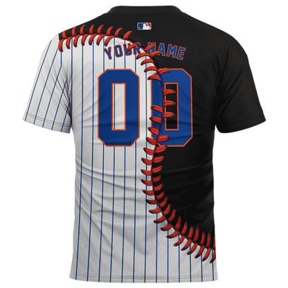 [FLASH SALE] NEW CUSTOMIZED MLB17 NYM NEW YORK METS BASEBALL JERSEY