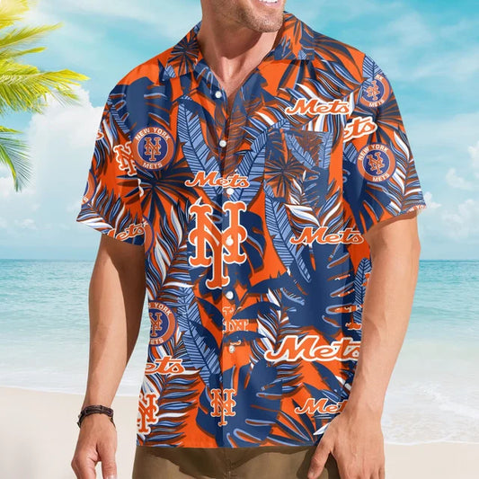 [FLASH SALE] NEW CUSTOMIZED MLB17 NYM NEW YORK METS UNISEX HAWAIIAN SHIRT
