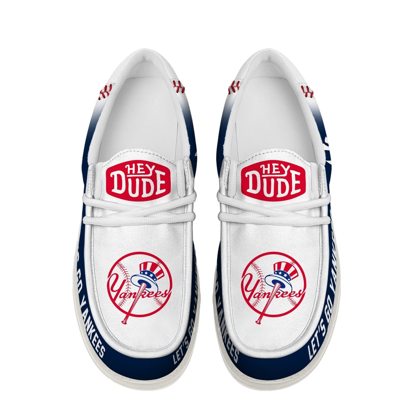 [FLASH SALE] NEW CUSTOMIZED MLB01 NYY NEW YORK YANKEES LOAFER SHOES