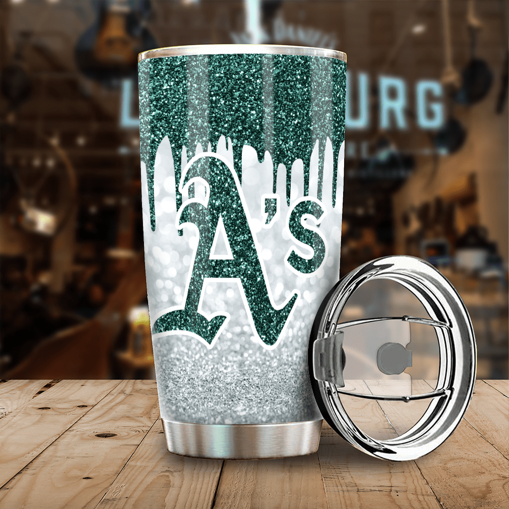 [FLASH SALE] NEW CUSTOMIZED MLB23 OL ATHLETICS TUMBLER CUP