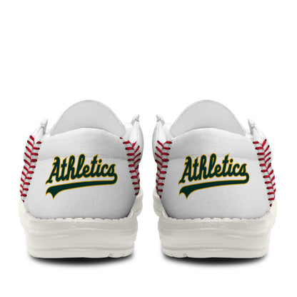 [FLASH SALE] NEW CUSTOMIZED MLB23 OL ATHLETICS LOAFER SHOES