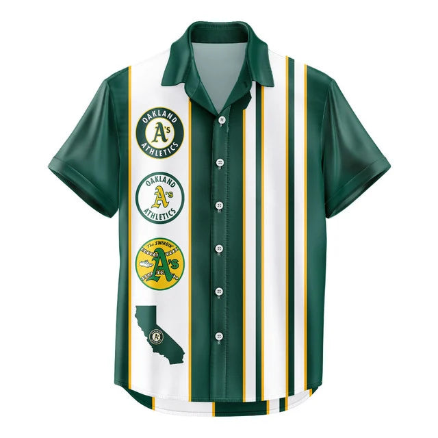 [FLASH SALE] NEW CUSTOMIZED MLB23 OAS OAKLAND ATHLETICS UNISEX HAWAIIAN SHIRT