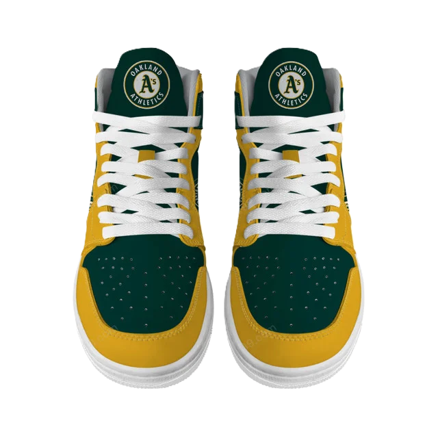 [FLASH SALE] NEW CUSTOMIZED MLB23 OL ATHLETICS AIR JORDAN SNEAKERS