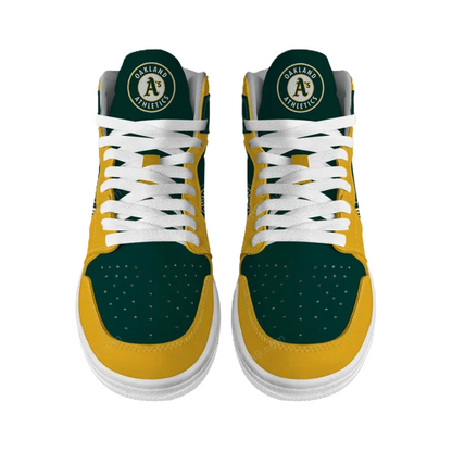 [FLASH SALE] NEW CUSTOMIZED MLB23 OL ATHLETICS AIR JORDAN SNEAKERS