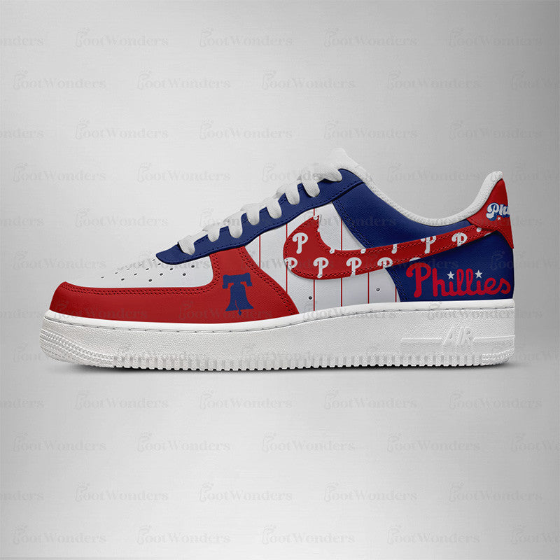 [FLASH SALE] NEW CUSTOMIZED MLB11 PH PHILLIES AF1 SHOES