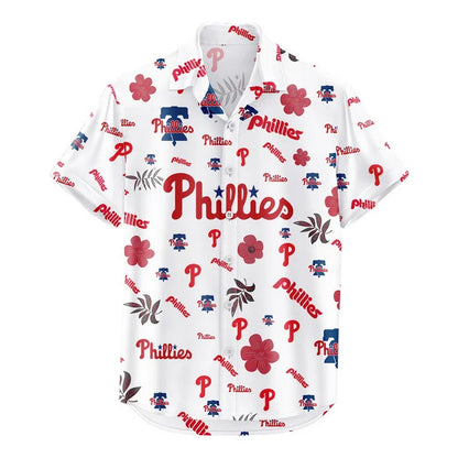 [FLASH SALE] NEW CUSTOMIZED MLB11 PPS PHILADELPHIA PHILLIES UNISEX HAWAIIAN SHIRT & SHORTS SET