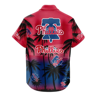 [FLASH SALE] NEW CUSTOMIZED MLB11 PPS PHILADELPHIA PHILLIES UNISEX HAWAIIAN SHIRT & SHORTS SET