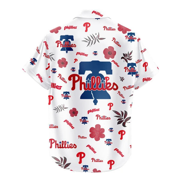 [FLASH SALE] NEW CUSTOMIZED MLB11 PPS PHILADELPHIA PHILLIES UNISEX HAWAIIAN SHIRT & SHORTS SET