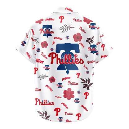 [FLASH SALE] NEW CUSTOMIZED MLB11 PPS PHILADELPHIA PHILLIES UNISEX HAWAIIAN SHIRT & SHORTS SET