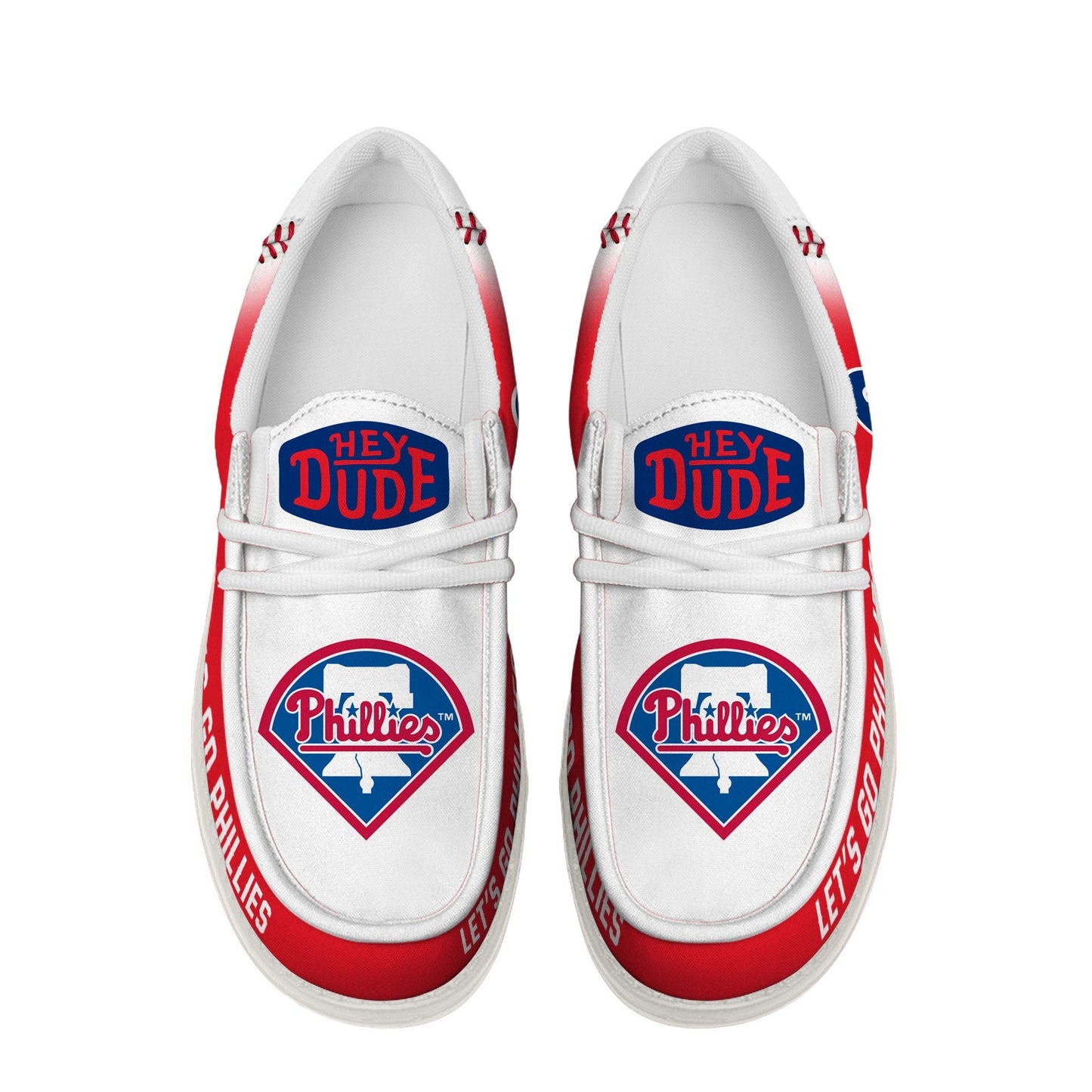 [FLASH SALE] NEW CUSTOMIZED MLB11 PH PHILLIES LOAFER SHOES