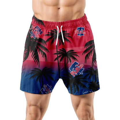[FLASH SALE] NEW CUSTOMIZED MLB11 PPS PHILADELPHIA PHILLIES UNISEX HAWAIIAN SHIRT & SHORTS SET