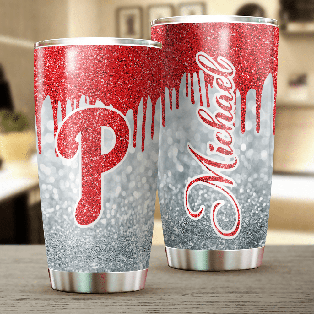 [FLASH SALE] NEW CUSTOMIZED MLB11 PH PHILLIES TUMBLER CUP